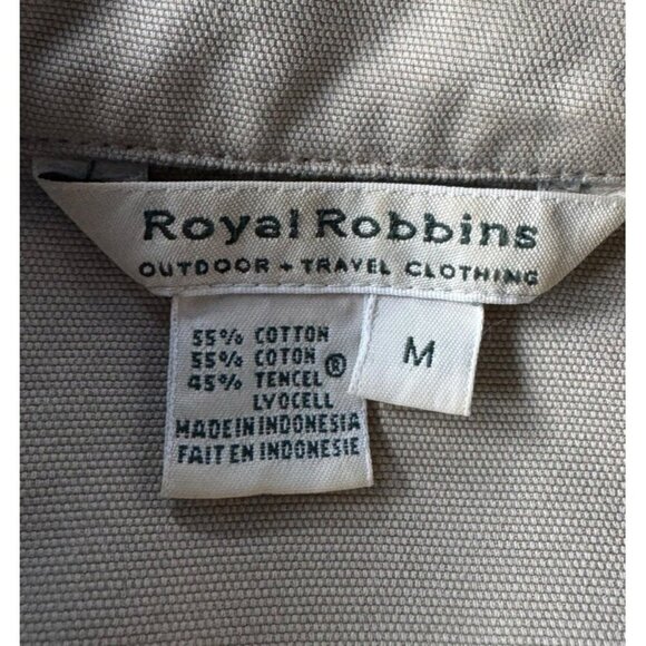 Royal Robbins Women's Sz M Tan Snap Front Lightweight Casual Jacket - Picture 4 of 7